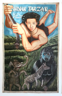 Image 3 of Deadly Prey. Hand painted movie poster from Ghana