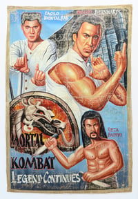 Image 5 of Deadly Prey. Hand painted movie poster from Ghana