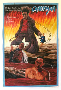 Image 7 of Deadly Prey. Hand painted movie poster from Ghana