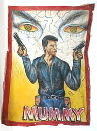 Image 10 of Deadly Prey. Hand painted movie poster from Ghana