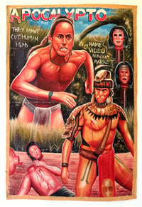 Image 11 of Deadly Prey. Hand painted movie poster from Ghana