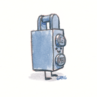 Image 1 of Brick 1x2 w/ Shaft, Vert. End