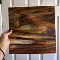 Image 3 of Opaque Brown Glass Sheet 12"x12"