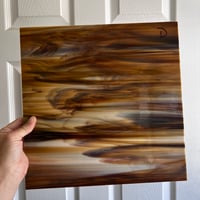 Image 5 of Opaque Brown Glass Sheet 12"x12"