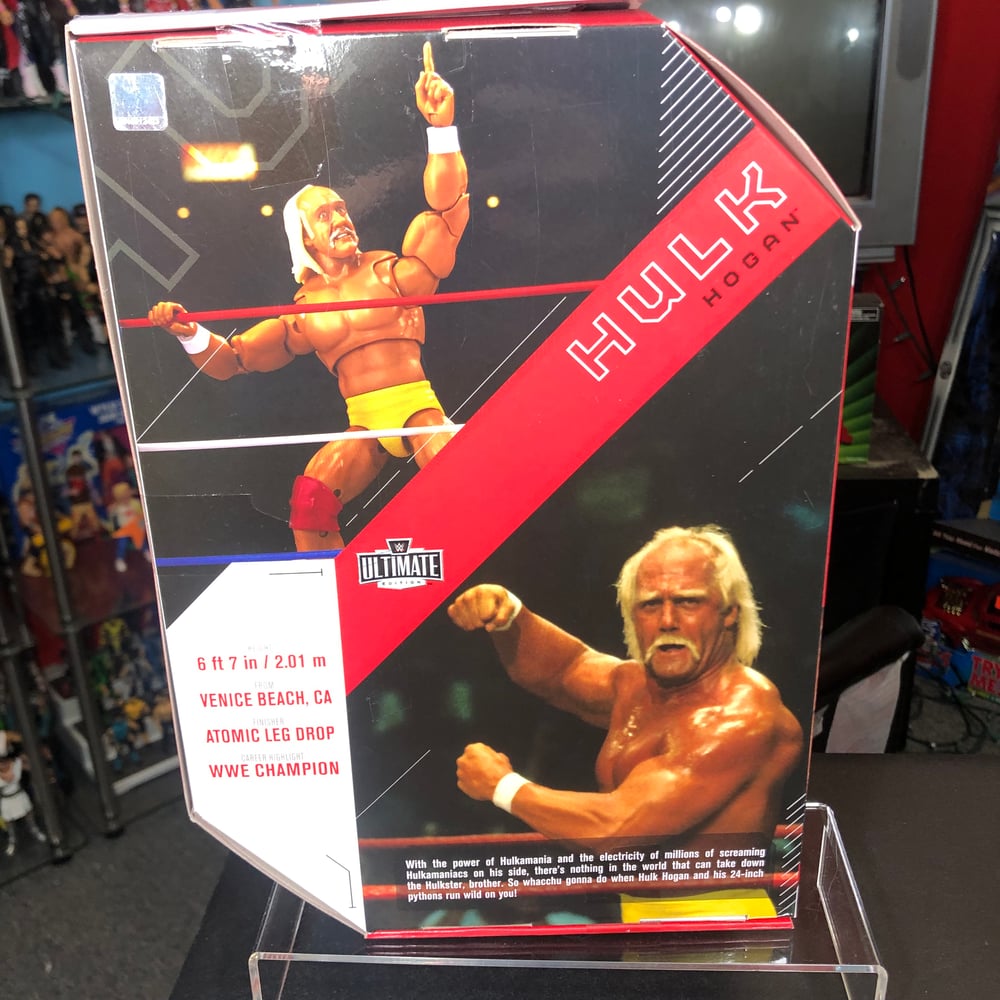 WWE Wrestling Mattel Ultimate Edition Series 13 Hulk Hogan Figure & Belt & Hulkgamania Shirt