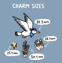 Image 4 of Seagull - Keychain Charm