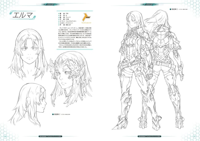 Xenoblade X The Secret File Art of Mira
