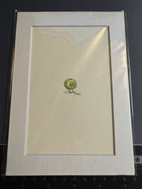 Image 2 of Inkwell,  aka Tile, Round 1x1 with Bar and Pin Holder