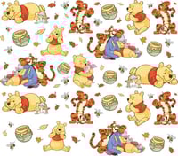 Uv Dtf Wrap Honey Bear & Friends Gang Sheet or 20oz Elements NEW W0866