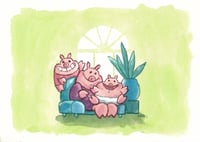 Image 1 of Pig Mom 5x7