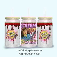 Uv Dtf Wrap Scream Queen New      W0845