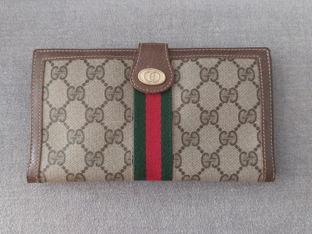 Image of Vintage Gucci sherry line wallet
