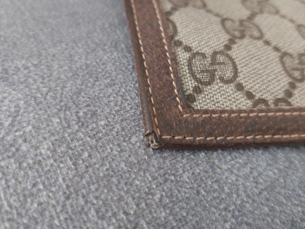 Image of Vintage Gucci sherry line wallet