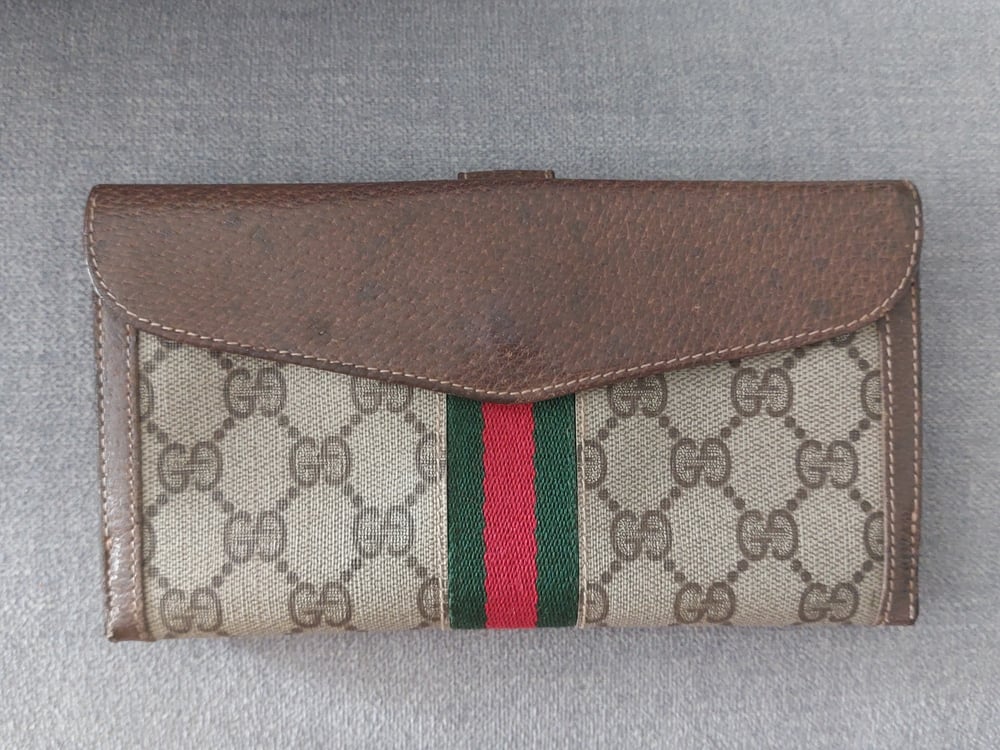 Image of Vintage Gucci sherry line wallet