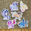 Mane Six stickers (half size)