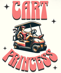 Image 2 of "Cart Princess" graphic tee