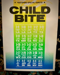 Image 3 of TODAY IS THE DAY with Child Bite Tour Poster Rare! 