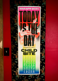 Image 4 of TODAY IS THE DAY with Child Bite Tour Poster Rare! 