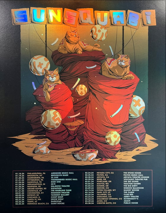 Image of Sunsquabi Winter Tour *FOIL*