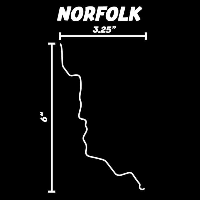 Norfolk Trace Sticker