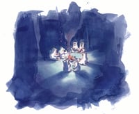Image 1 of Camping Bears 8x10