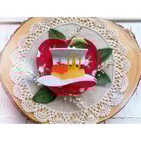 Image 1 of Hazbin Hotel Lucifer's Hat Claw Clip