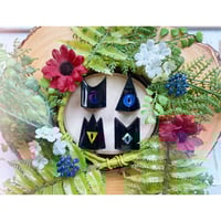 Image 1 of Cult of the Lamb Bishop Crown Butterfly Clips