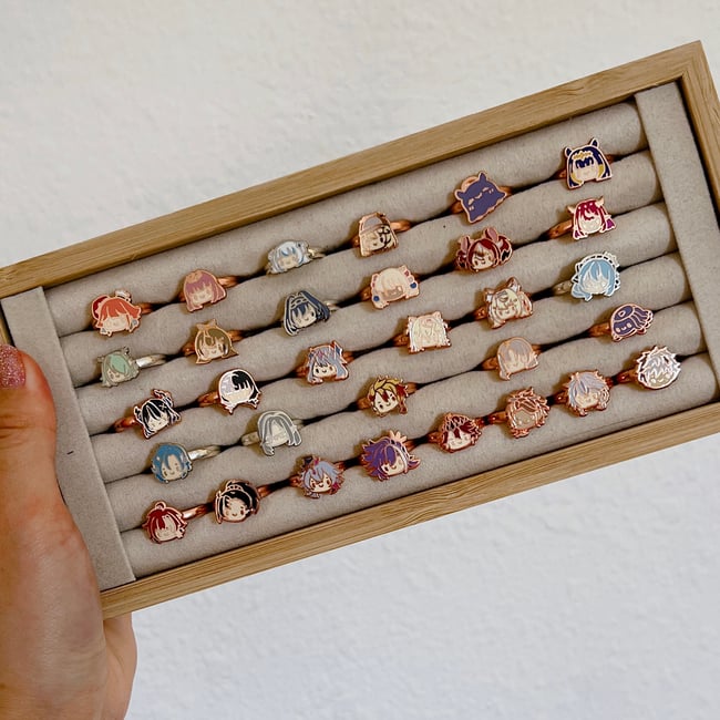 Enamel Rings [ Hololive / Holostars ]