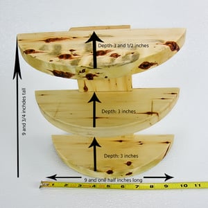 Image of Knick Knack Shelf made of Cottonwood treated with Danish Oil