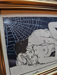 Image 4 of Vintage Erotic strip page with preserved spider web -C