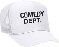 COMEDY DEPT. Trucker Hat (WHITE)