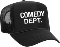 COMEDY DEPT. Trucker Hat (BLACK)