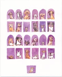 Image 1 of Dog Advent Calendar Interior 8x10