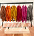 Image of Leather Fringe Earrings