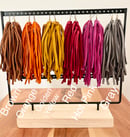 Image 3 of Leather Fringe Earrings