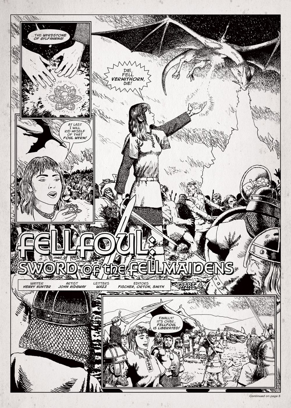 Fellfoul 10" Vinyl With Comic Artwork Print (Mulgrave Audio) 