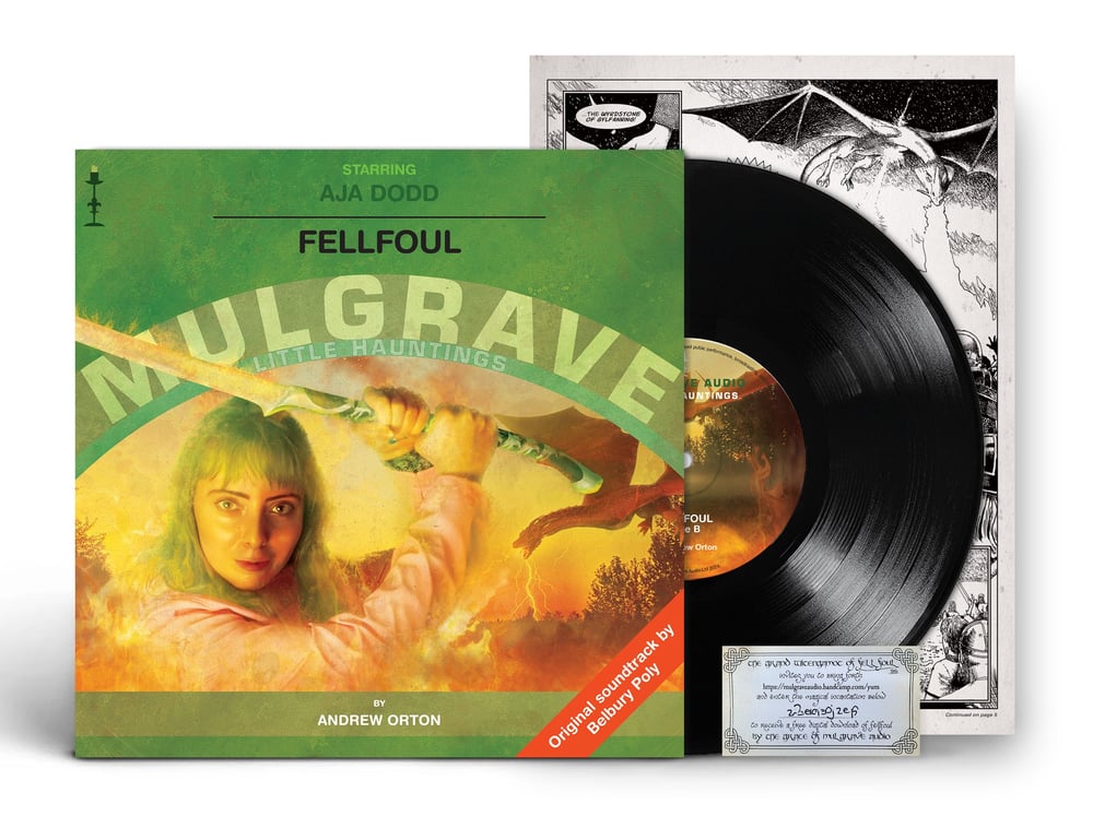 Fellfoul 10" Vinyl With Comic Artwork Print (Mulgrave Audio) 