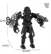 Skibidi Toilet character - Building Block Model - No.1