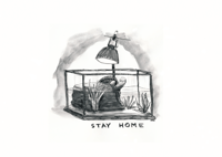 Image 1 of Stay Home Tank 5x7