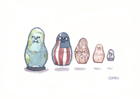 Image 1 of Matryoshka 6 of 6 - Divide 5x7
