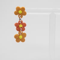 Image 2 of Orange Meadow Dangle Earrings