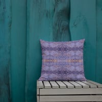 Image 3 of Amethyst Quilted Crystal Pillow