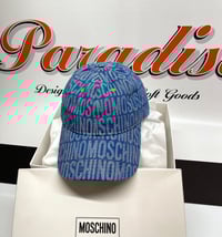 Image 2 of Moschino Denim Hat 