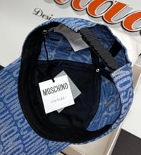 Image 4 of Moschino Denim Hat 