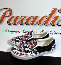 Image 2 of Vans Classic Slip-On Checker Cube Shoes 