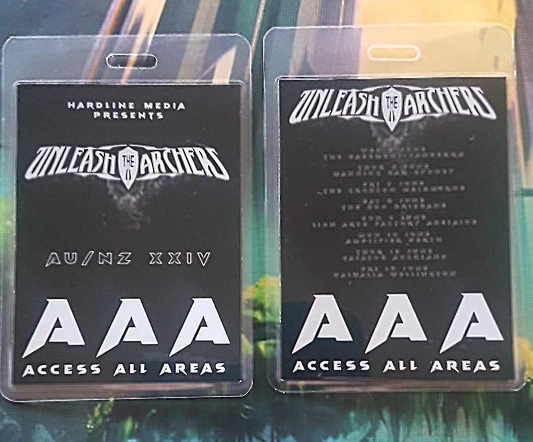 Image of UNLEASH THE ARCHERS - Triple AAA Laminate