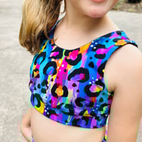 Image 4 of Girls Active Wear Sets (crop and ankle length leggings)