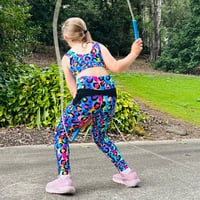 Image 7 of Girls Active Wear Sets (crop and ankle length leggings)