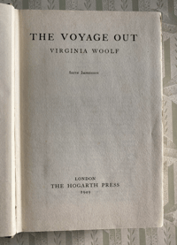 Image 2 of The Voyage Out Virginia Woolf