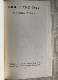 Image 2 of Night and Day by Virginia Woolf